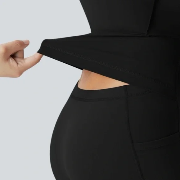 HALARA Women's Black Mini Dress - Picture 8 of 11